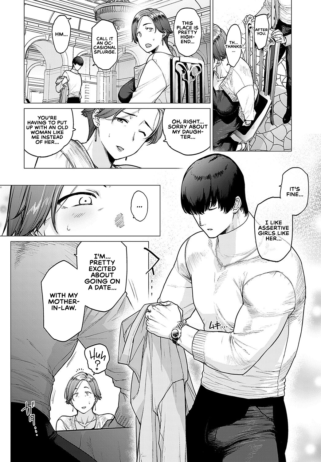 Hentai Manga Comic-The Stand-in is Her Mom-Read-4